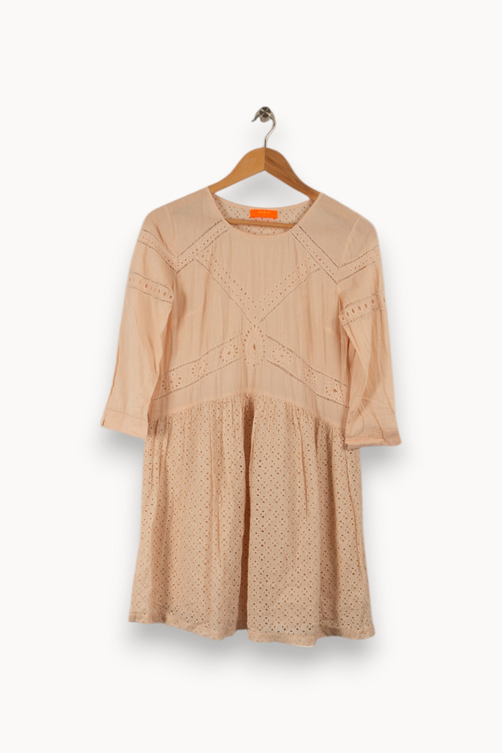 Robe rose en dentelle - Taille S/36 de la marque ba&sh | PARAD29460 - Vendu par Paradigme - Image 1