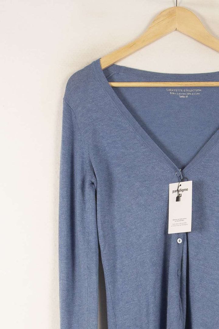 Cardigan Bleu - Taille S/36 de la marque Galeries Lafayette | PARAD29463 - Vendu par Paradigme - Image 3