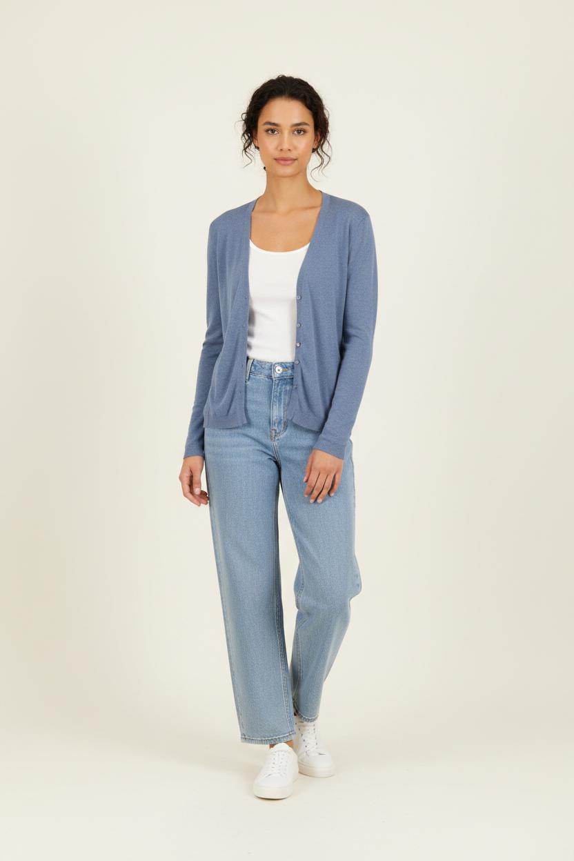 Cardigan Bleu - Taille S/36 de la marque Galeries Lafayette | PARAD29463 - Vendu par Paradigme - Image 1