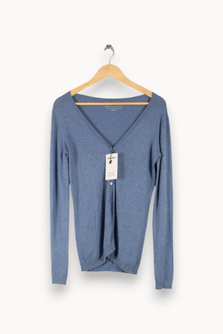 Cardigan Bleu - Taille S/36 de la marque Galeries Lafayette | PARAD29463 - Vendu par Paradigme - Image 2