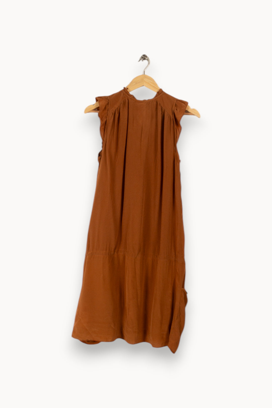 Robe marron - Taille L/40 de la marque Vanessa Bruno - Athé | PARAD29468 - Vendu par Paradigme - Image 3