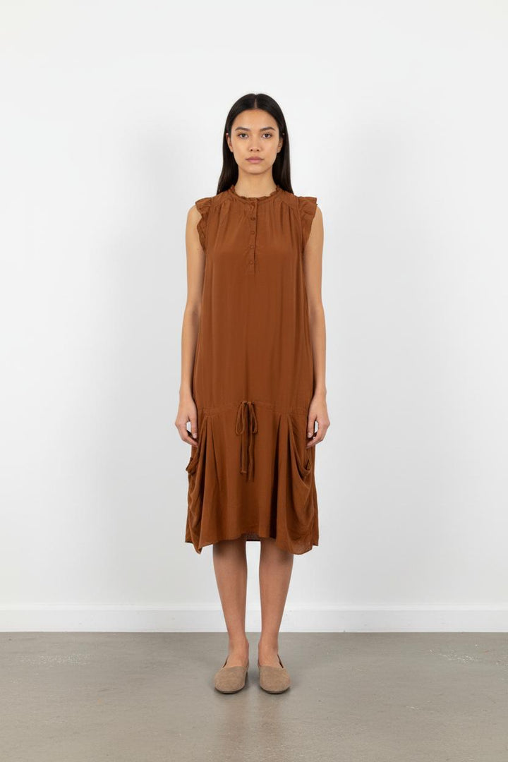 Robe marron - Taille L/40