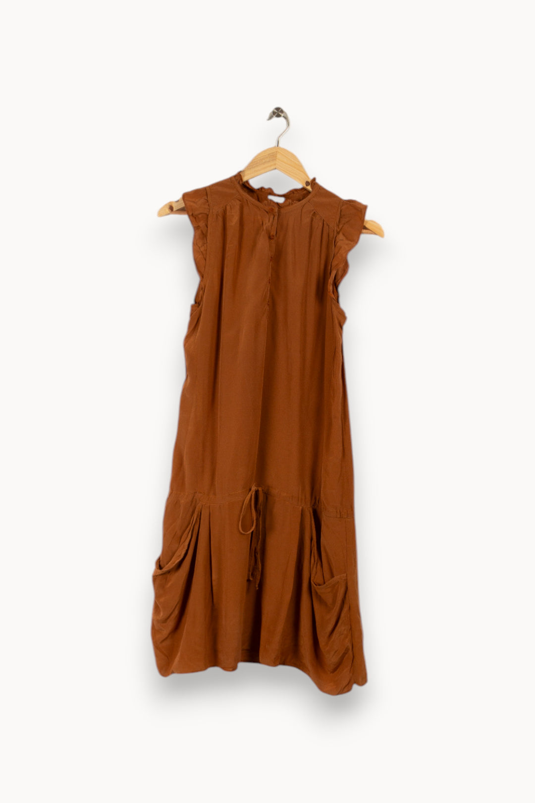 Robe marron - Taille L/40 de la marque Vanessa Bruno - Athé | PARAD29468 - Vendu par Paradigme - Image 1