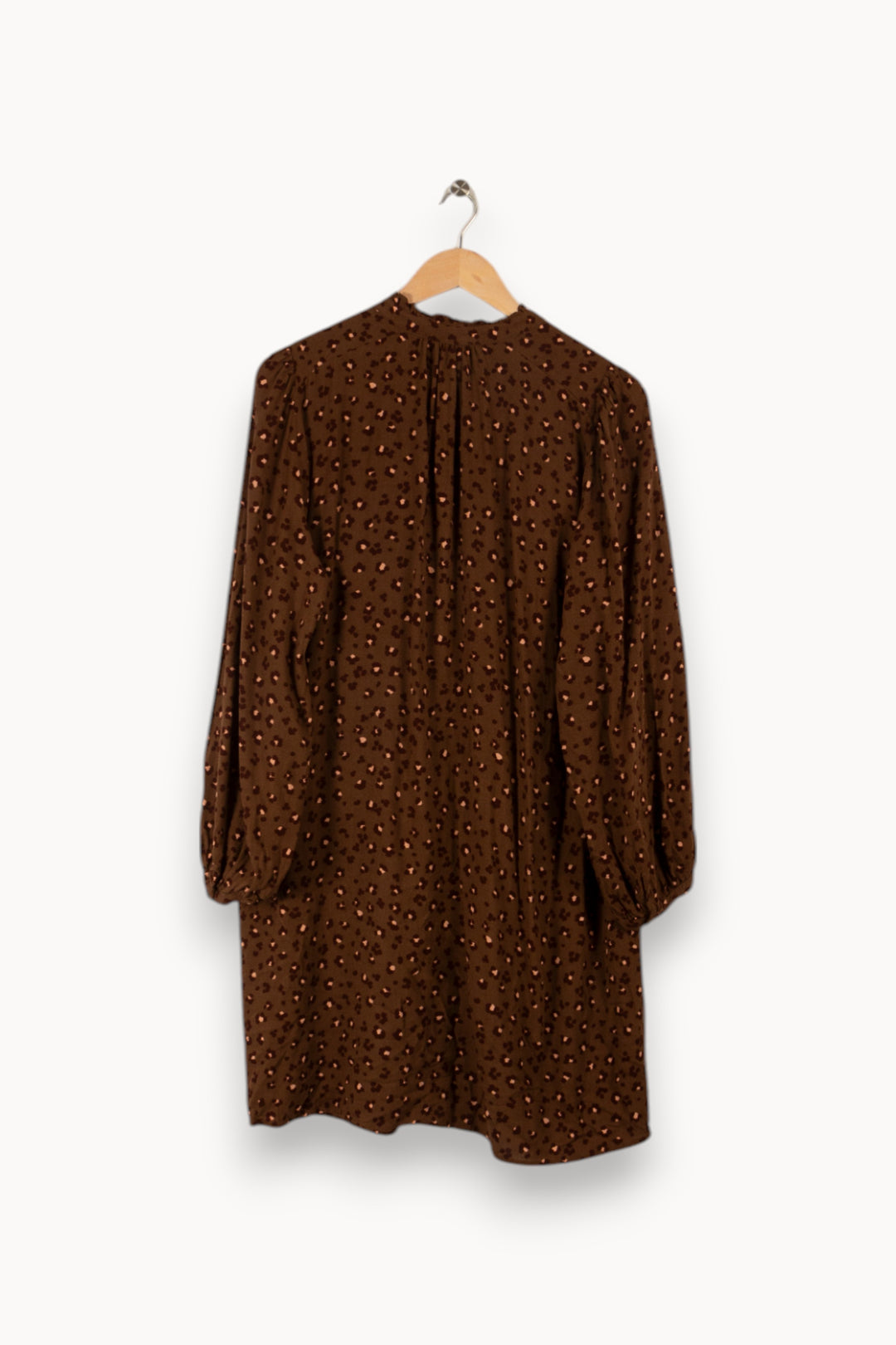 Robe léopard marron - Taille L/40 de la marque Des petits hauts | PARAD29473 - Vendu par Paradigme - Image 3