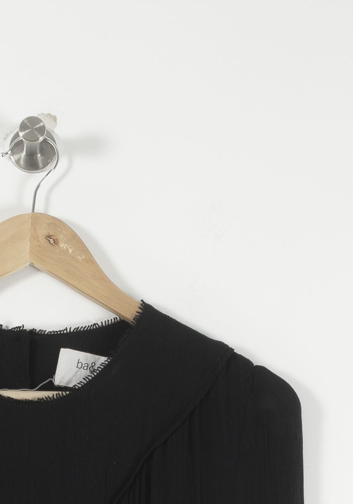 Blouse Noire - Taille L/40 de la marque ba&sh | PARAD29486 - Vendu par Paradigme - Image 3