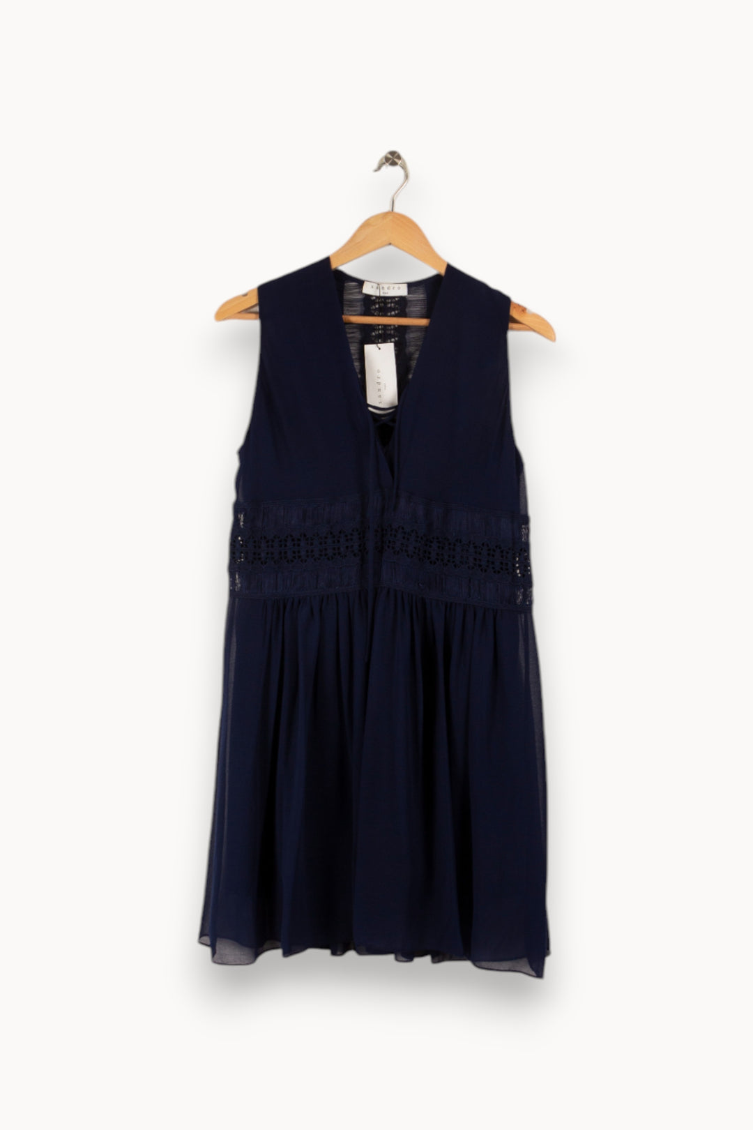 Robe bleue foncée - Taille S/36 de la marque Sandro | PARAD29496 - Vendu par Paradigme - Image 1