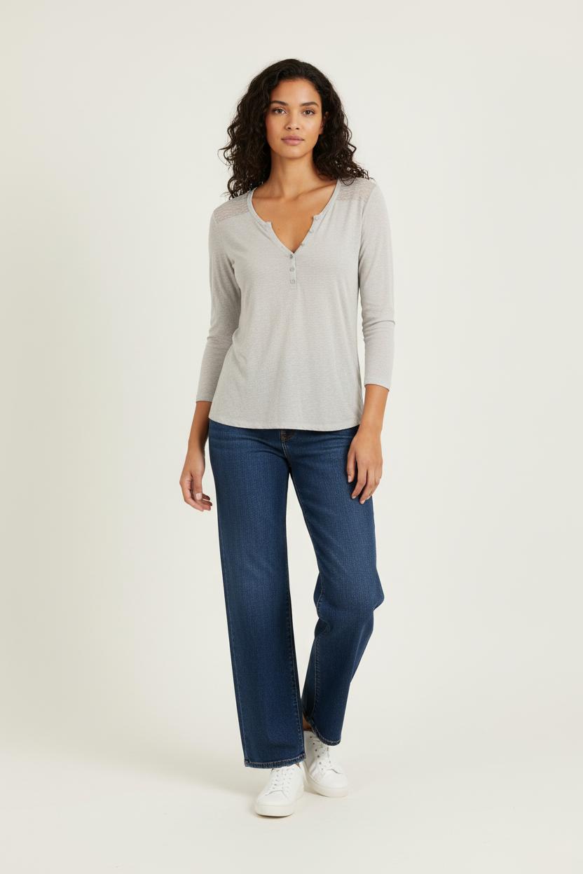 T-shirt bleu clair - Taille M/38