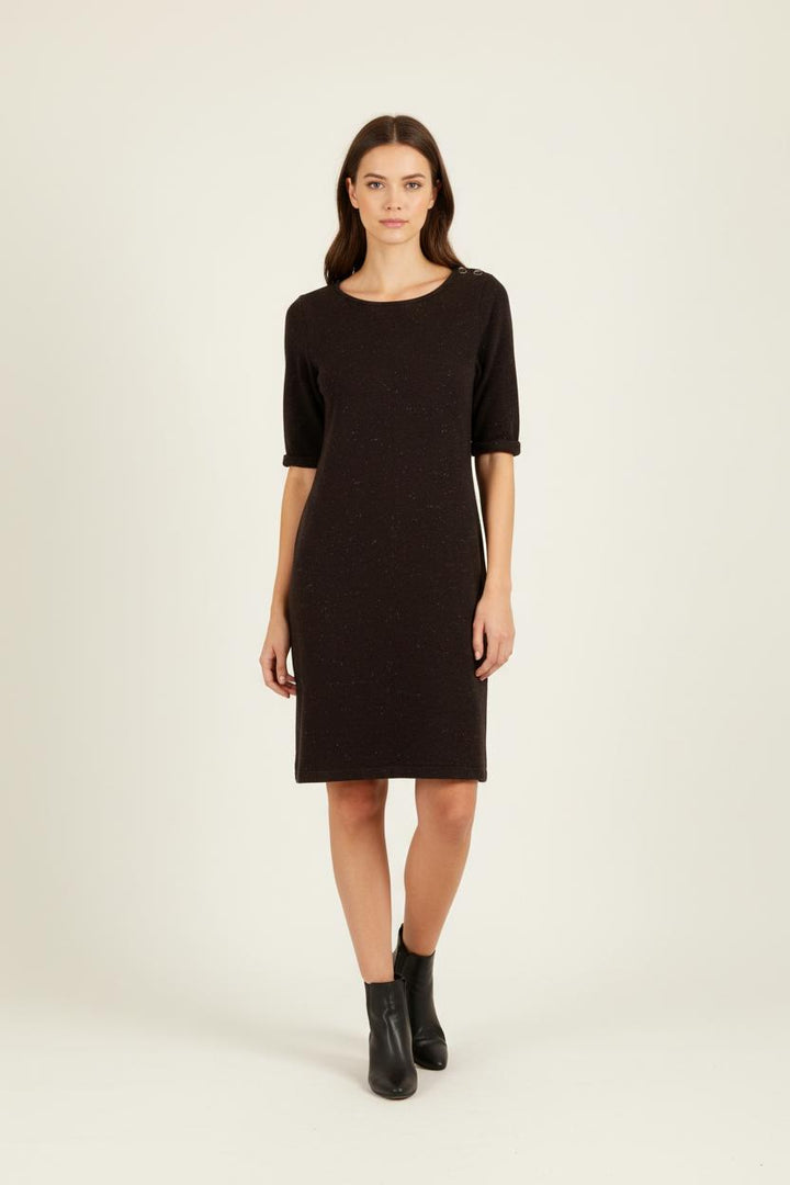 Robe Droite Noire - Taille S/36 de la marque Sessùn | PARAD29509 - Vendu par Paradigme - Image 1