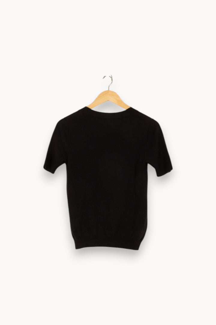 Pull Noir - Taille S/36 de la marque Claudie Pierlot | PARAD29512 - Vendu par Paradigme - Image 4