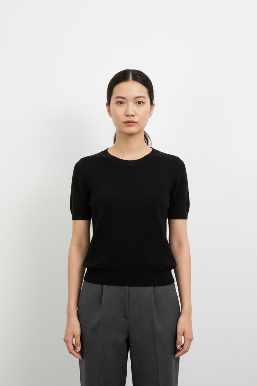 Pull Noir - Taille S/36