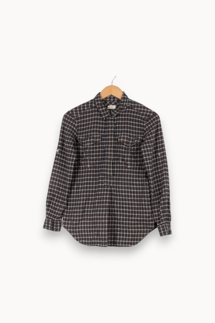 Chemise bleue à carreaux - Taille XS/34 de la marque Closed | PARAD29515 - Vendu par Paradigme - Image 1