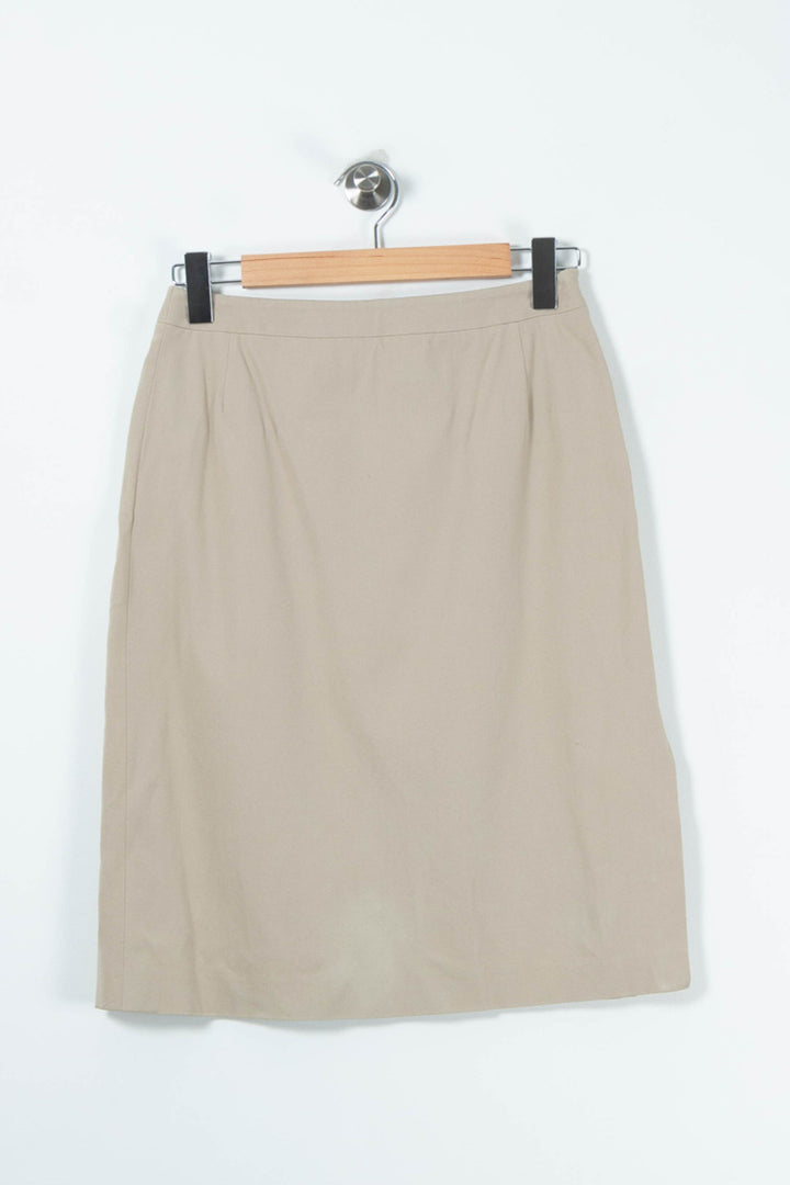 Jupe Midi Beige - Taille XL/42 de la marque Weekend Max Mara | PARAD29520 - Vendu par Paradigme - Image 2