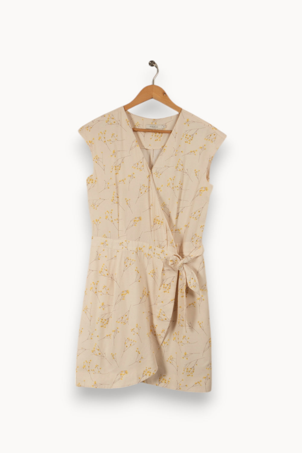 Robe beige et jaune - Taille S/36 de la marque FRNCH | PARAD29522 - Vendu par Paradigme - Image 3