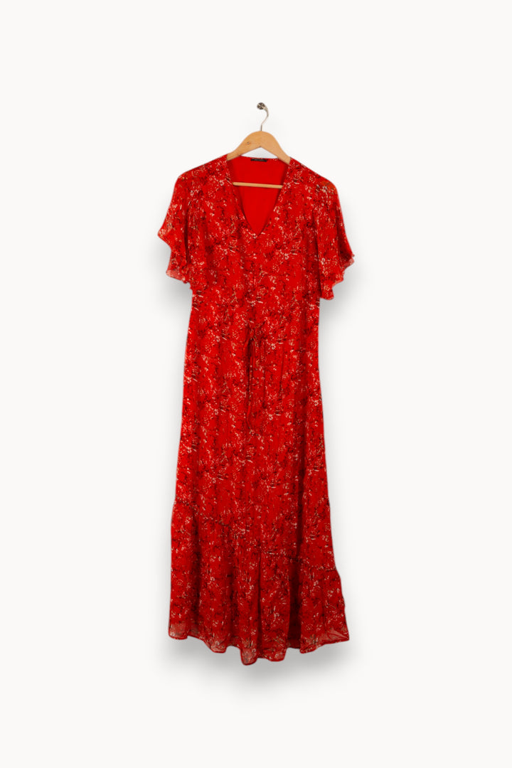 Robe longue rouge - Taille S/36 de la marque IKKS | PARAD29524 - Vendu par Paradigme - Image 3
