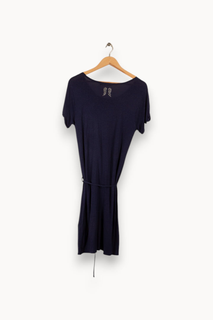 Robe bleue foncée - Taille XS/34 de la marque Bérénice | PARAD29528 - Vendu par Paradigme - Image 3