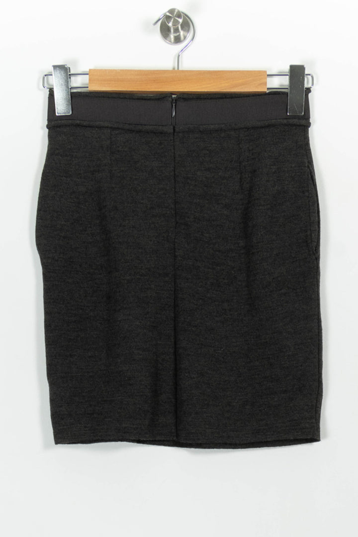 Jupe Crayon Grise - Taille S/36 de la marque Paul & Joe Sister | PARAD29536 - Vendu par Paradigme - Image 4