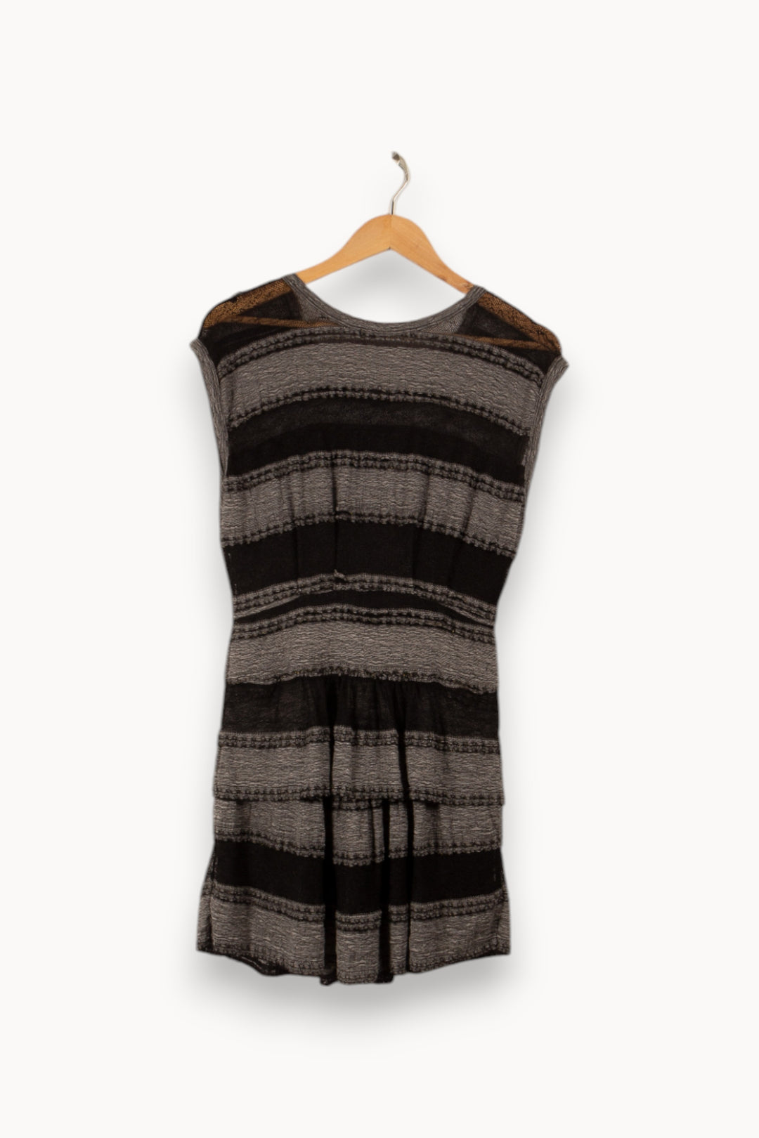 Robe grise et noire - Taille S/36 de la marque Bérénice | PARAD29548 - Vendu par Paradigme - Image 3
