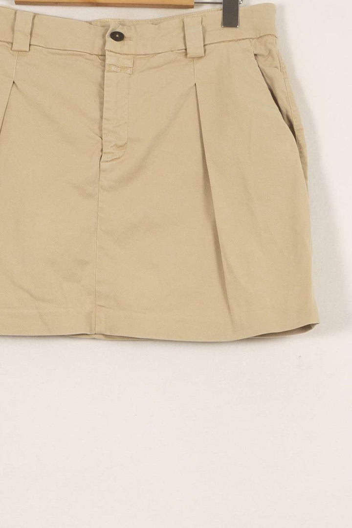 Jupe Courte Beige - Taille L/40 de la marque Closed | PARAD29549 - Vendu par Paradigme - Image 3