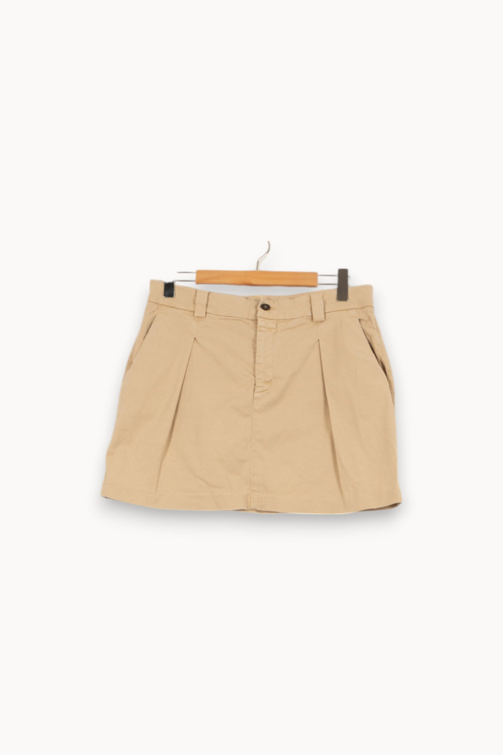 Jupe Courte Beige - Taille L/40 de la marque Closed | PARAD29549 - Vendu par Paradigme - Image 2