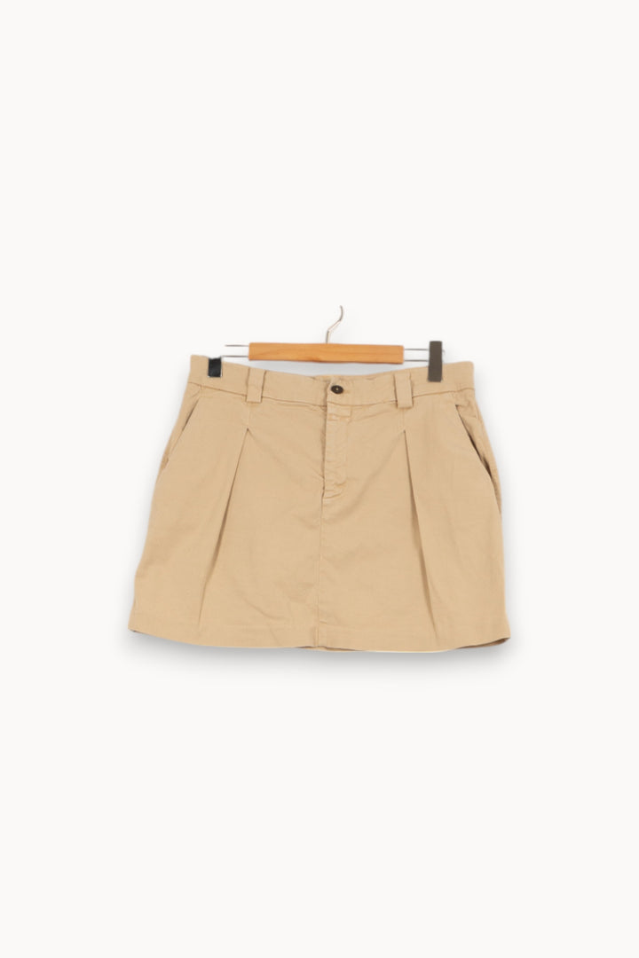 Jupe Courte Beige - Taille L/40 de la marque Closed | PARAD29549 - Vendu par Paradigme - Image 2