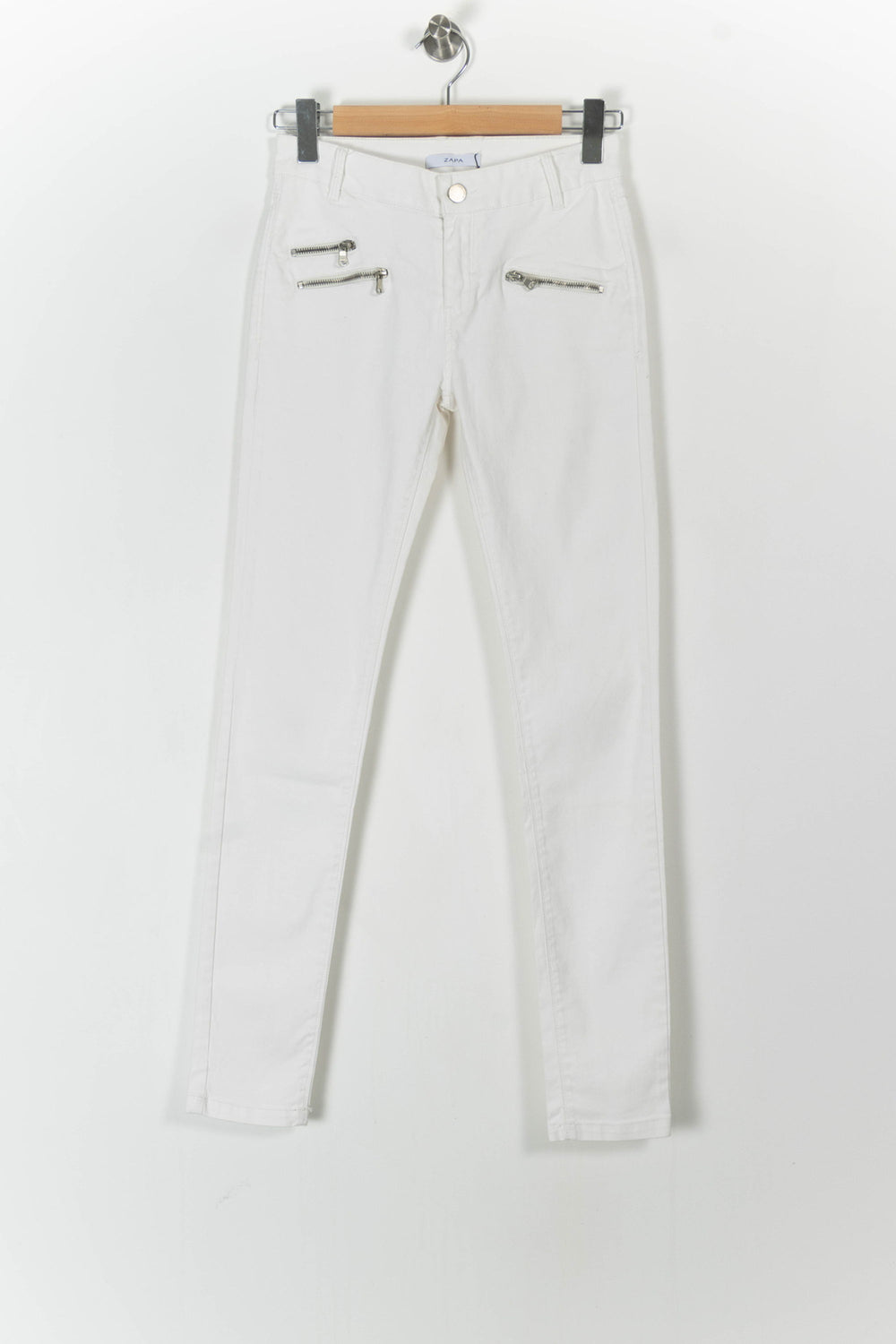 Jean Skinny Blanc - Taille S/36 de la marque ZAPA | PARAD29555 - Vendu par Paradigme - Image 2