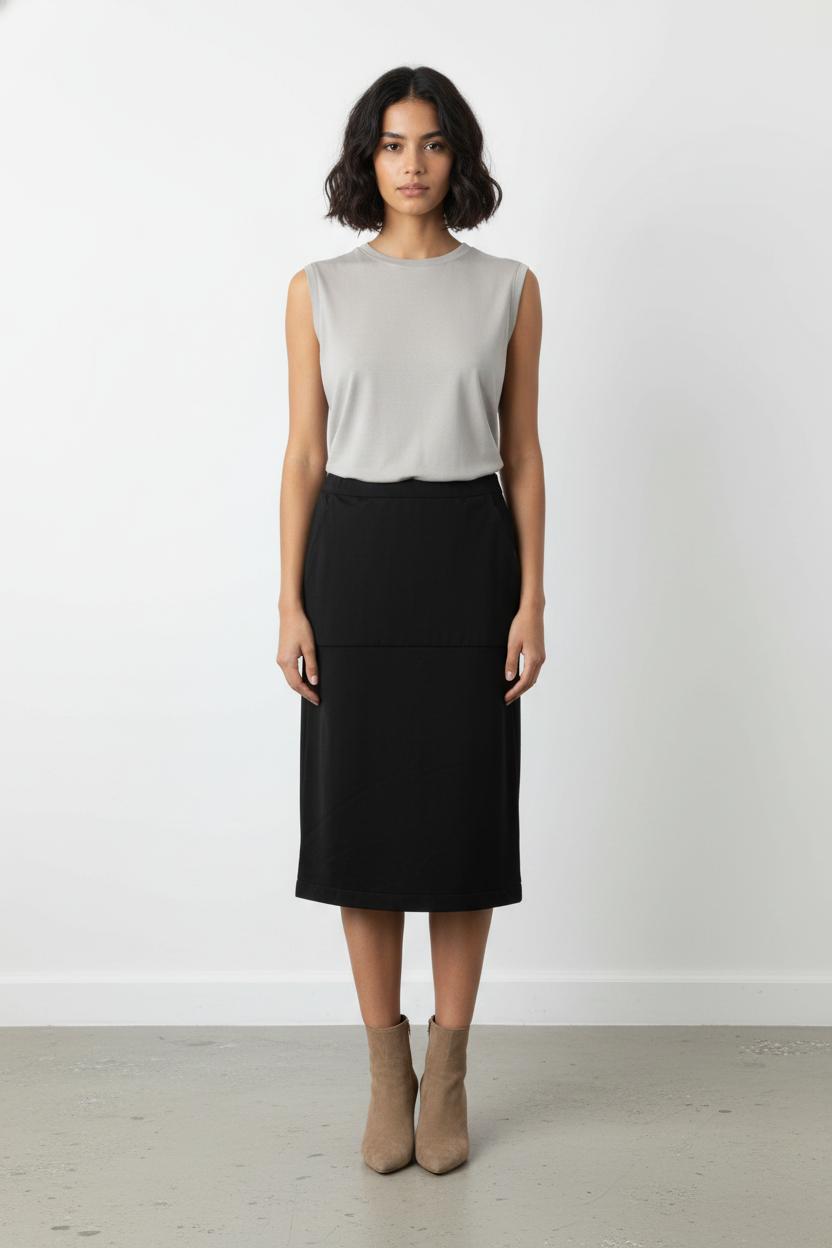 Jupe Crayon Noire - Taille S/36 de la marque Humanoid | PARAD29570 - Vendu par Paradigme - Image 1