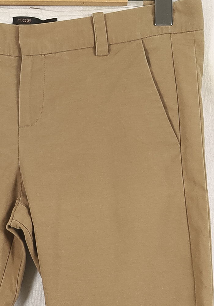 Pantalon Chino Marron - Taille L/40 de la marque Maje | PARAD29579 - Vendu par Paradigme - Image 3