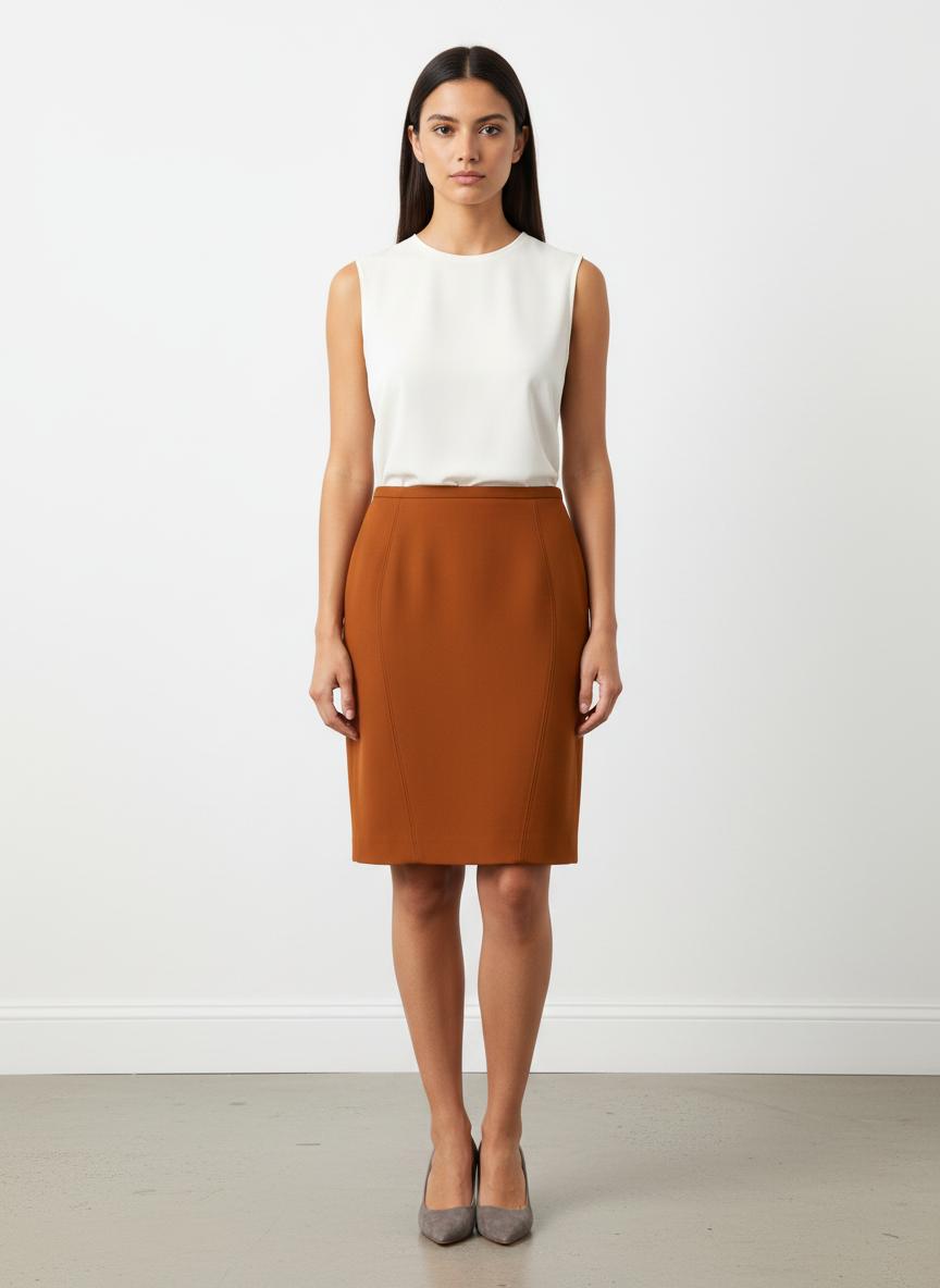 Jupe marron - Taille M/38