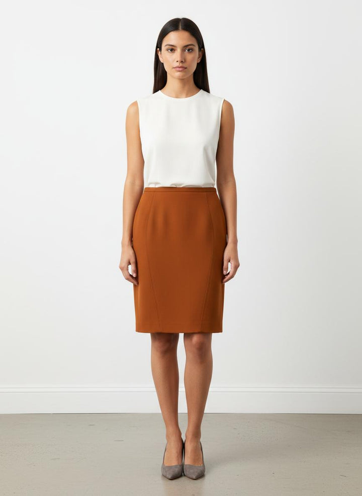 Jupe marron - Taille M/38