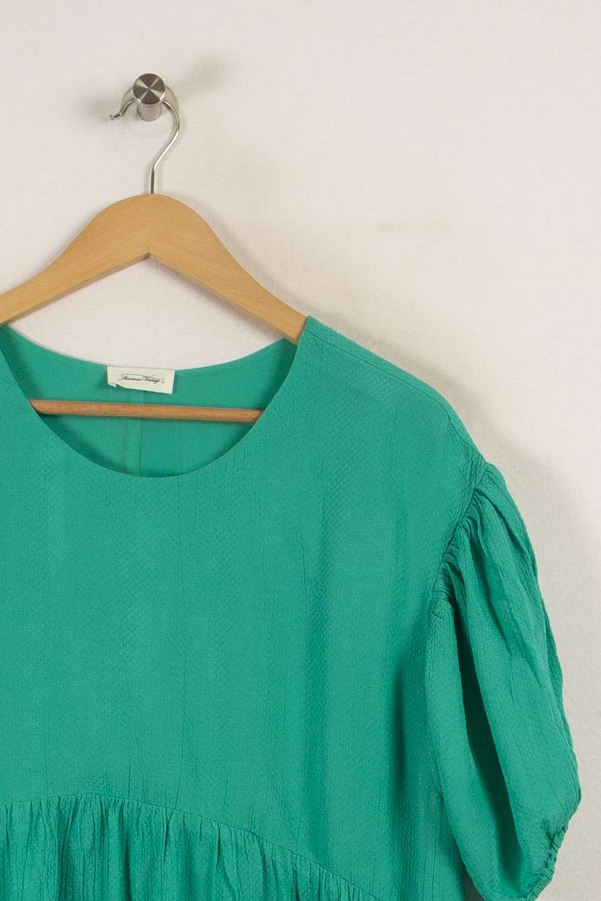Robe verte - Taille XS/34 de la marque American Vintage | PARAD29621 - Vendu par Paradigme - Image 1