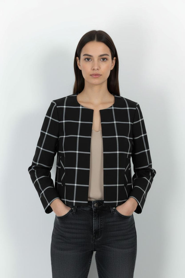 Veste Noire et Blanche - Taille L/40 de la marque Caroll | PARAD29624 - Vendu par Paradigme - Image 1