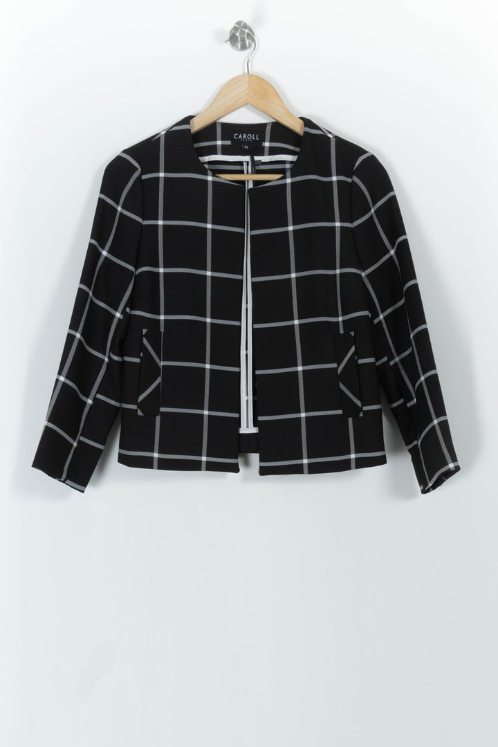 Veste Noire et Blanche - Taille L/40 de la marque Caroll | PARAD29624 - Vendu par Paradigme - Image 2