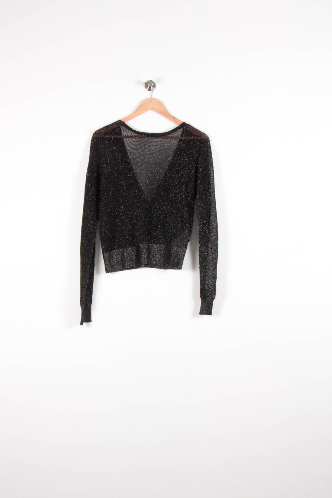 Cache-cœur Noir - Taille S/36 de la marque Maje | PARAD29628 - Vendu par Paradigme - Image 4