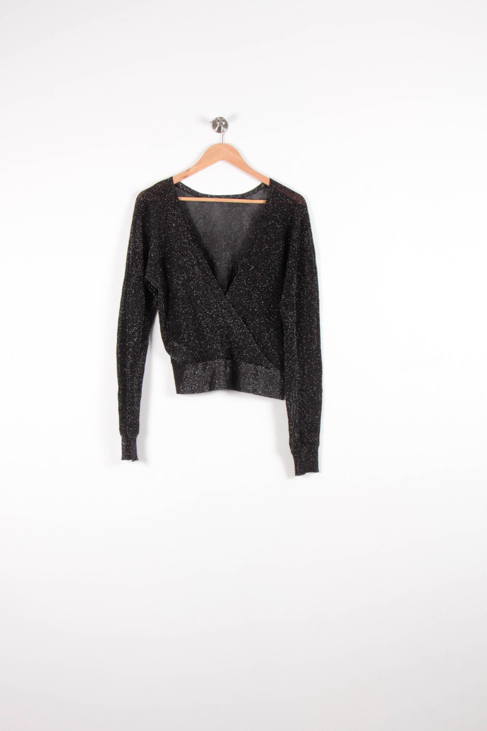 Cache-cœur Noir - Taille S/36 de la marque Maje | PARAD29628 - Vendu par Paradigme - Image 2