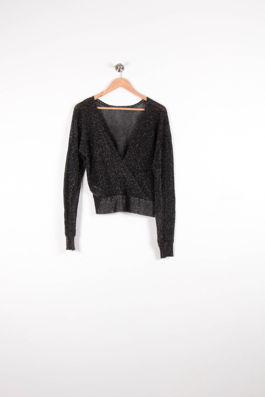 Cache-cœur Noir - Taille S/36 de la marque Maje | PARAD29628 - Vendu par Paradigme - Image 2