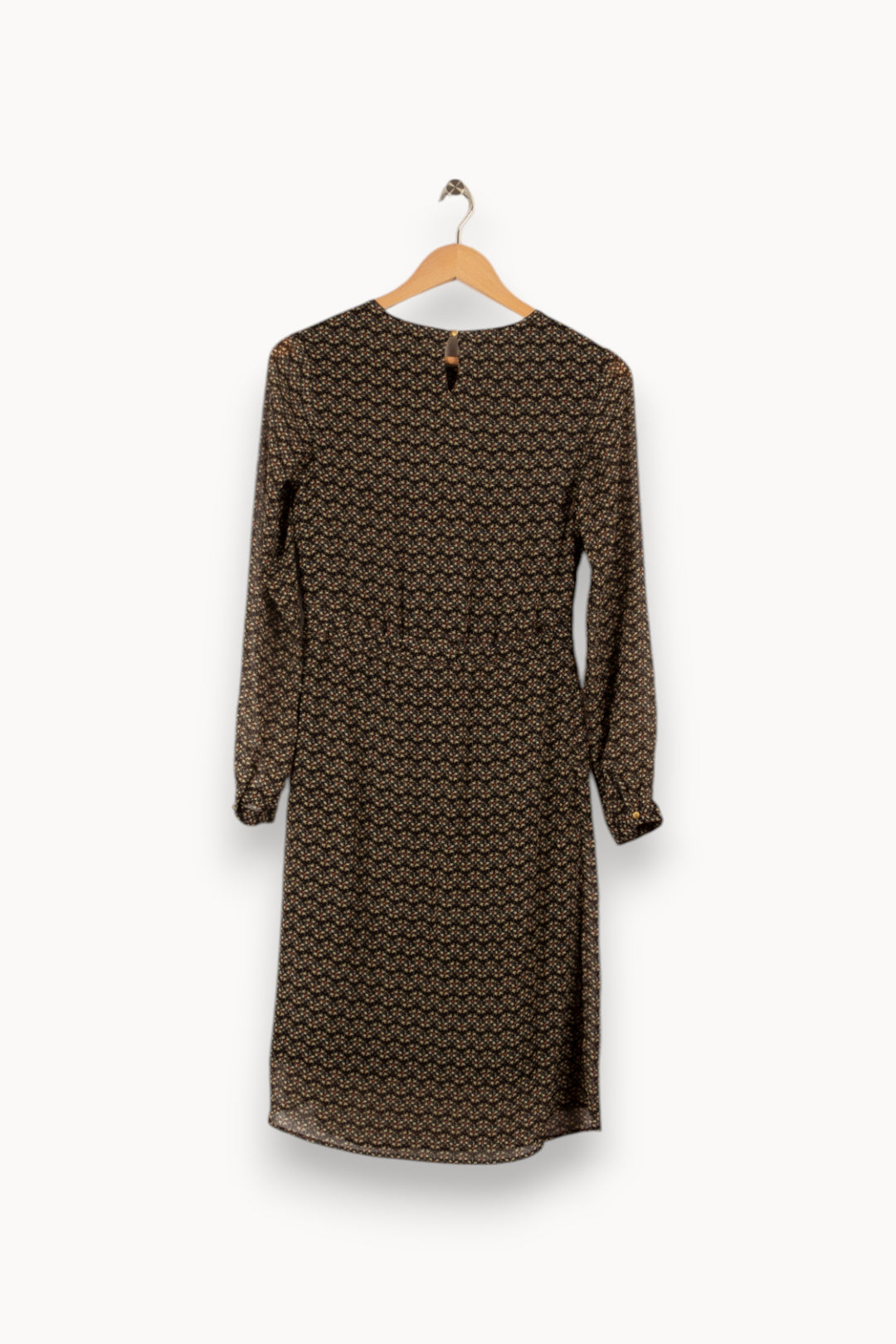 Robe noire à motifs - Taille S/36 de la marque Sézane | PARAD29645 - Vendu par Paradigme - Image 2