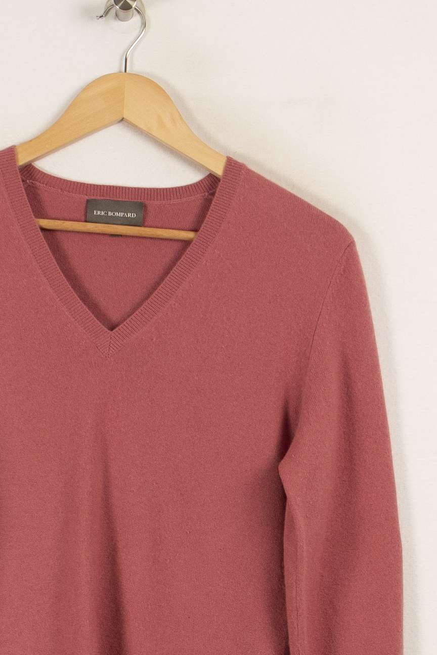 Pull en cachemire rose - Taille XL/42