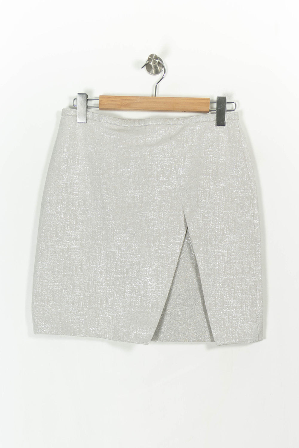 Jupe Fendue Grise - Taille L/40 de la marque Caroll | PARAD29729 - Vendu par Paradigme - Image 2