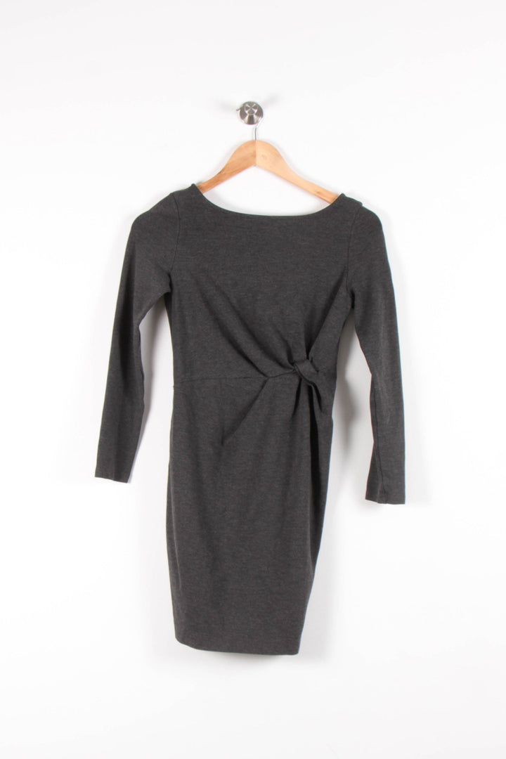 Robe Courte Grise - Taille XS/34 de la marque IKKS | PARAD29751 - Vendu par Paradigme - Image 4