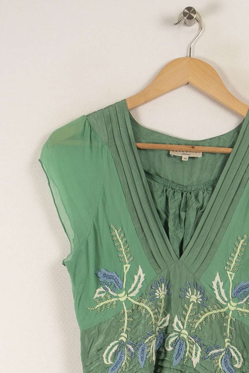 Robe longue verte et bleue - Taille M/38 de la marque Essentiel Antwerp | PARAD29780 - Vendu par Paradigme - Image 1