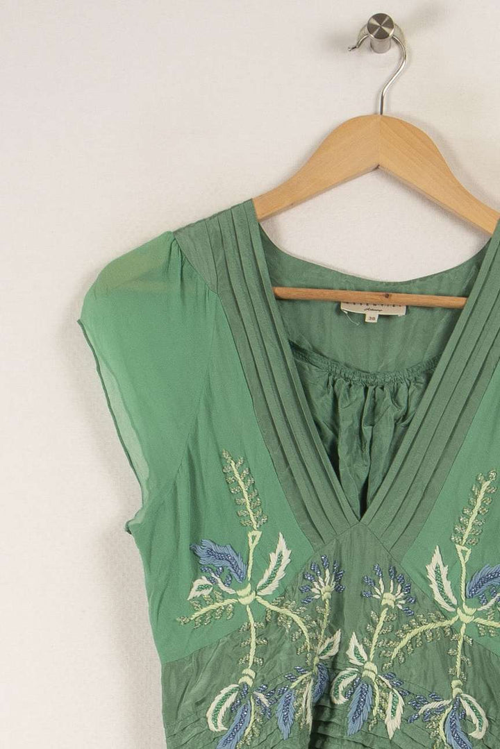 Robe longue verte et bleue - Taille M/38 de la marque Essentiel Antwerp | PARAD29780 - Vendu par Paradigme - Image 1