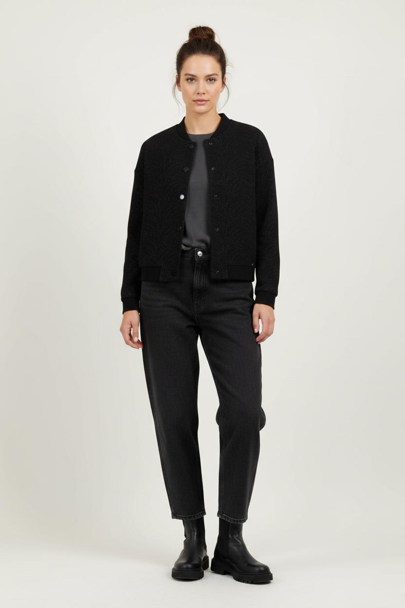 Blouson Noir - Taille S/36 de la marque Des petits hauts | PARAD29823 - Vendu par Paradigme - Image 1