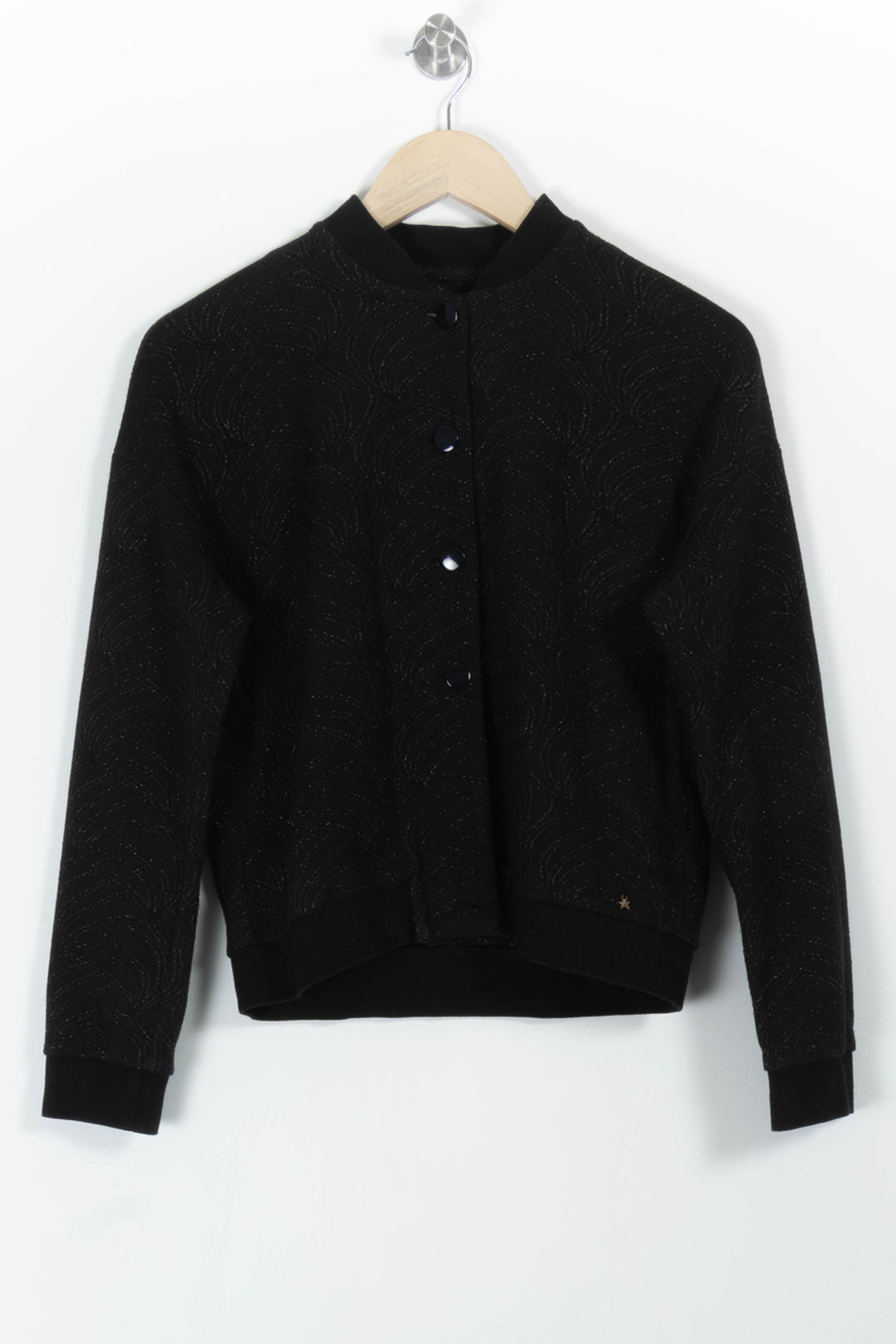 Blouson Noir - Taille S/36 de la marque Des petits hauts | PARAD29823 - Vendu par Paradigme - Image 2