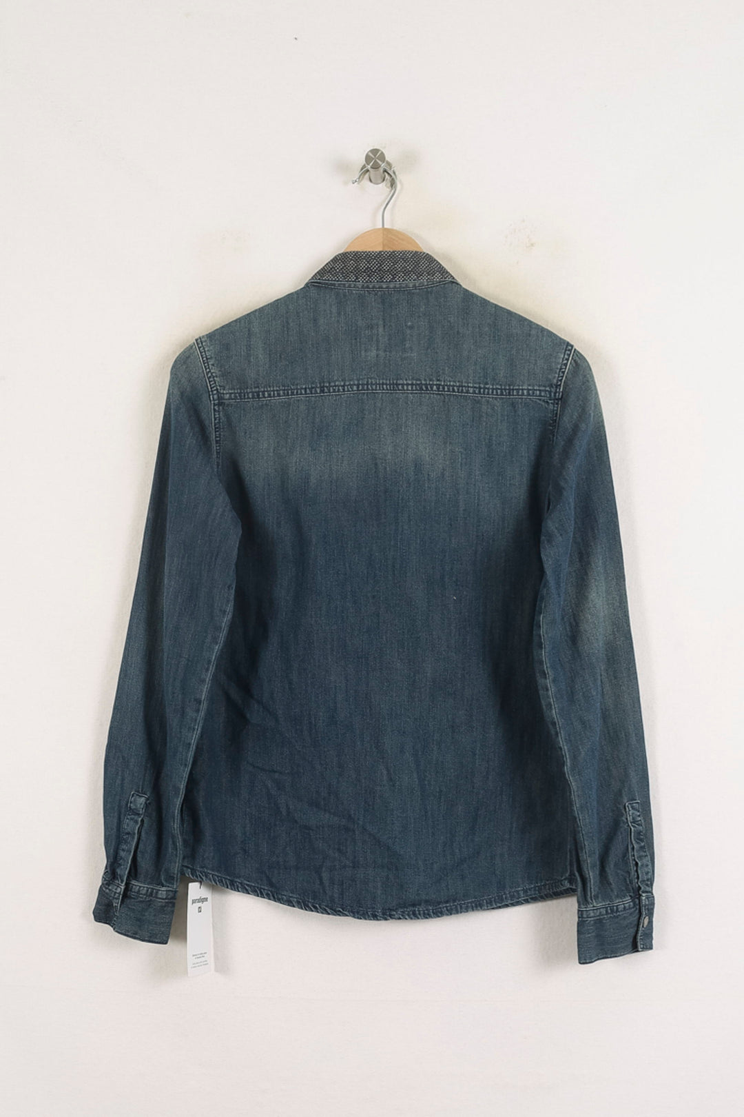 Chemise en Jean Bleue - Taille M/38 de la marque IKKS | PARAD31020 - Vendu par Paradigme - Image 4