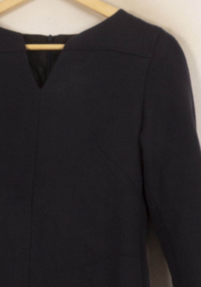 Robe Droite Bleue - Taille M/38 de la marque Caroll | PARAD31022 - Vendu par Paradigme - Image 3