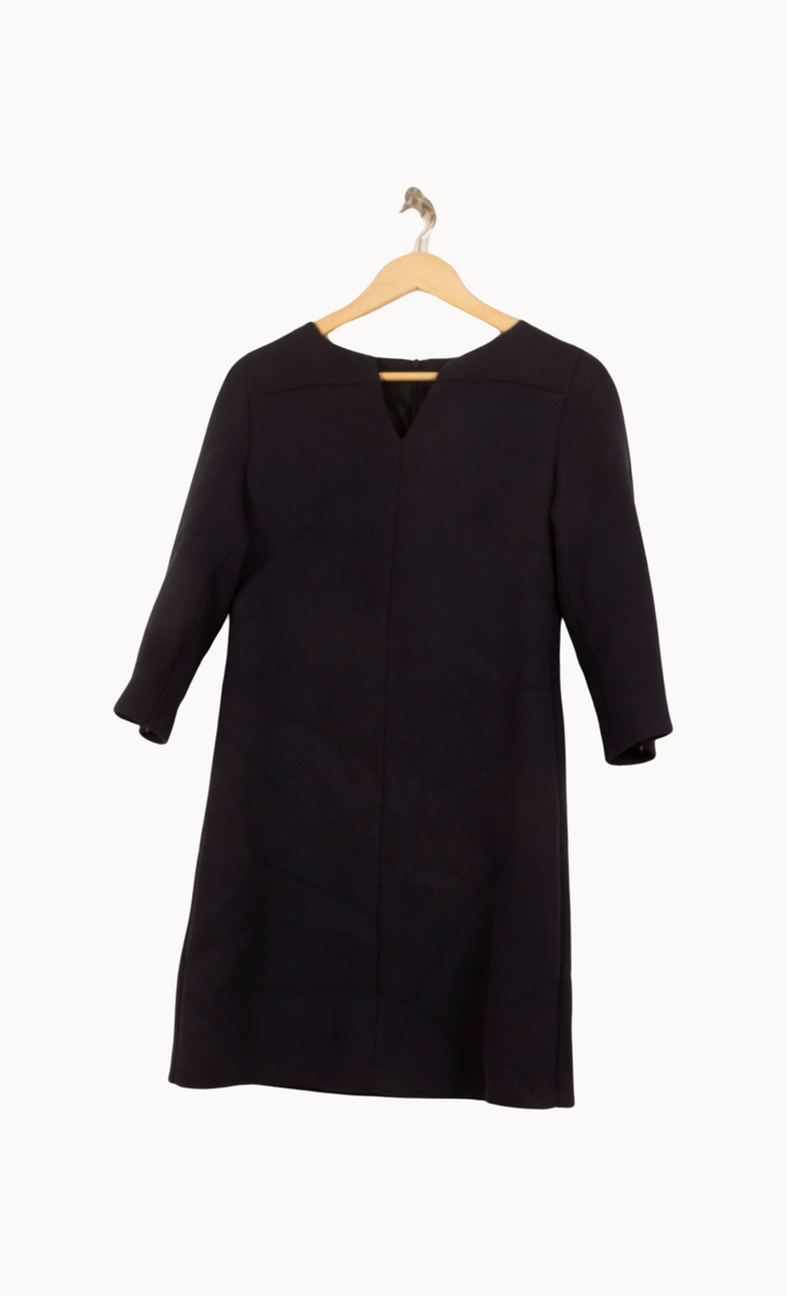 Robe Droite Bleue - Taille M/38 de la marque Caroll | PARAD31022 - Vendu par Paradigme - Image 2