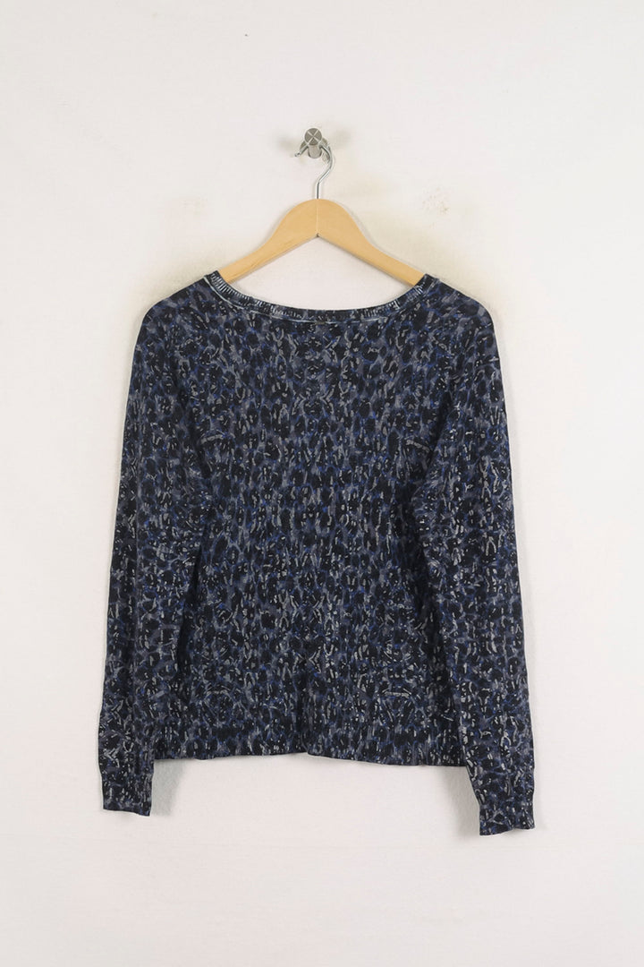 Pull Bleu et Noir - Taille L/40 de la marque IKKS | PARAD31028 - Vendu par Paradigme - Image 4