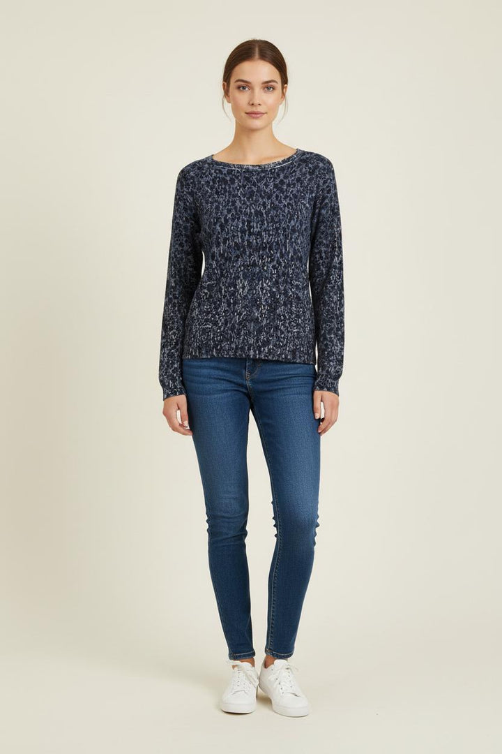 Pull Bleu et Noir - Taille L/40 de la marque IKKS | PARAD31028 - Vendu par Paradigme - Image 1
