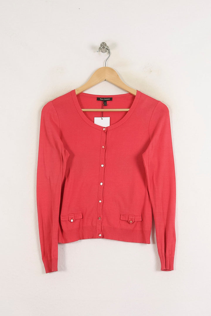 Cardigan Rose - Taille S/36 de la marque Tara Jarmon | PARAD31029 - Vendu par Paradigme - Image 2