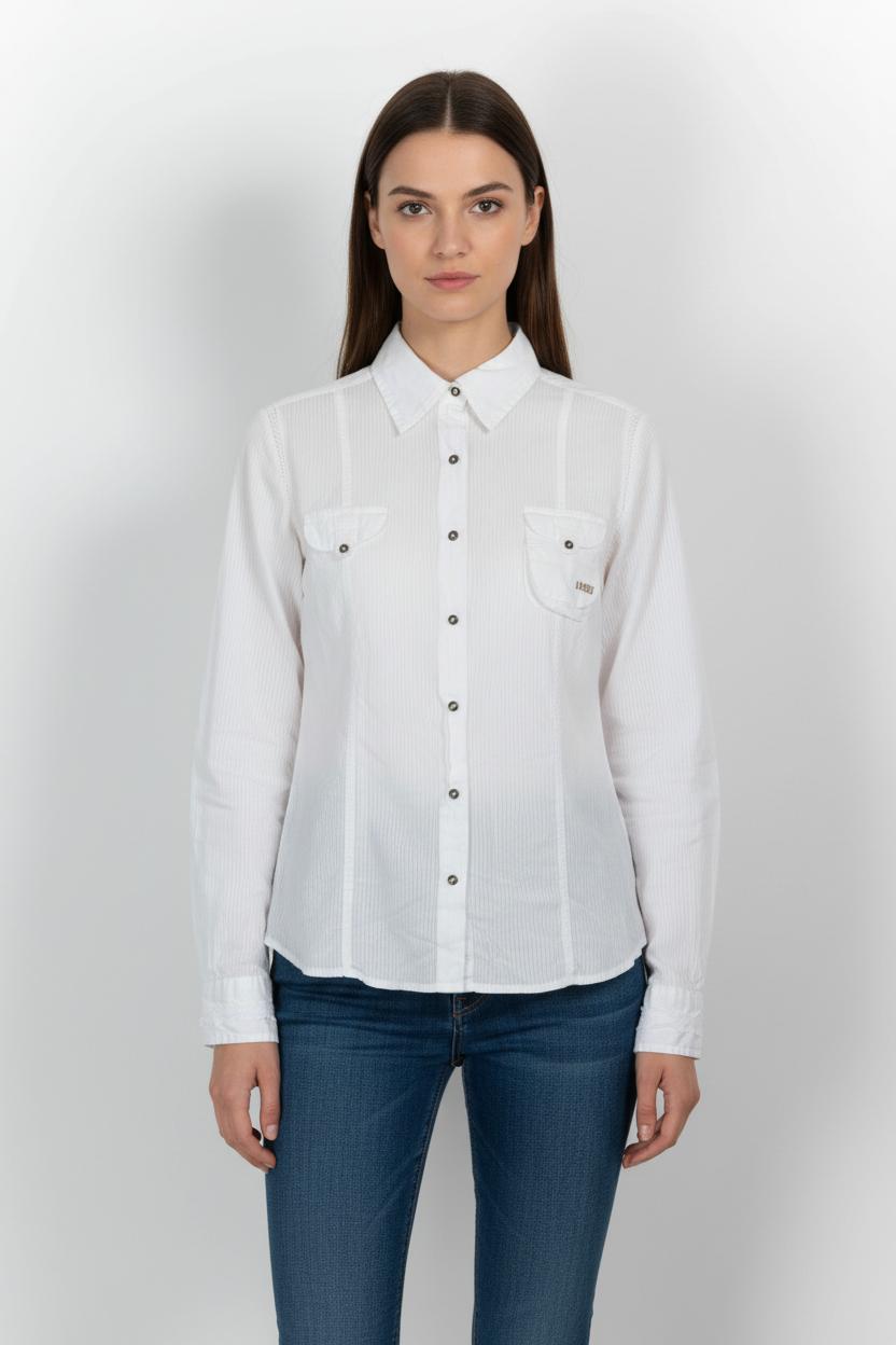 Chemise Blanche - Taille M/38 de la marque IKKS | PARAD31031 - Vendu par Paradigme - Image 1